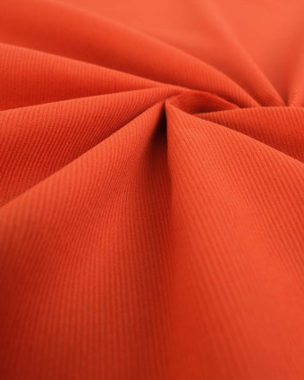 Velours Milleraies Auguste Tangerine - Mercerine