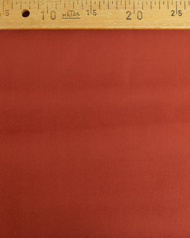 Velours Milleraies Auguste Terracotta - Mercerine