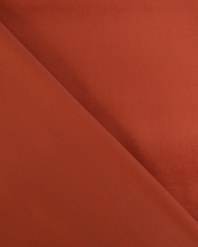 Velours Milleraies Auguste Terracotta - Mercerine