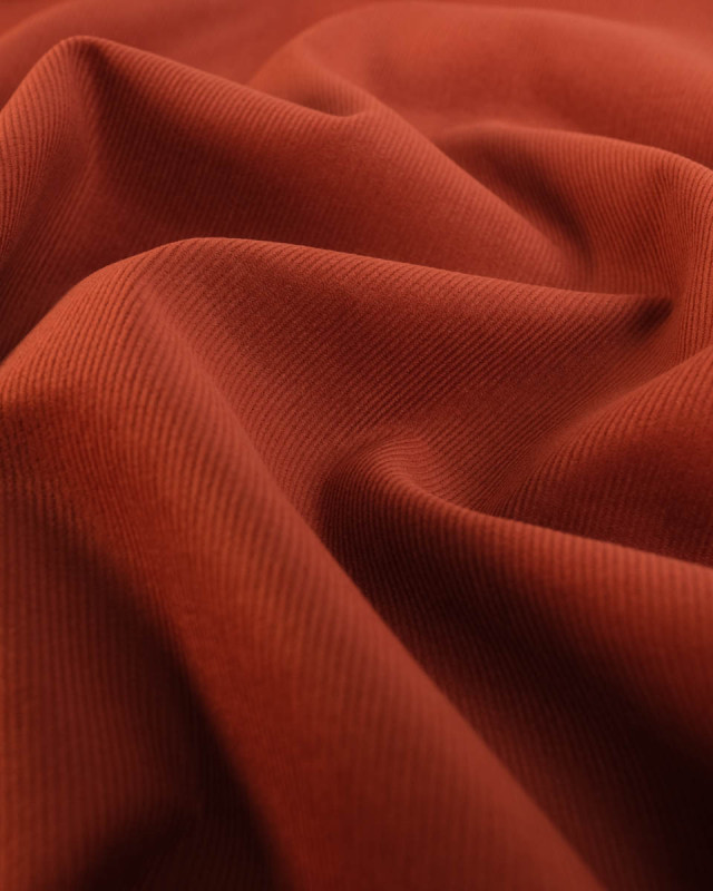 Velours Milleraies Auguste Terracotta - Mercerine