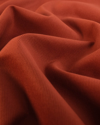 Velours Milleraies Auguste Terracotta - Mercerine