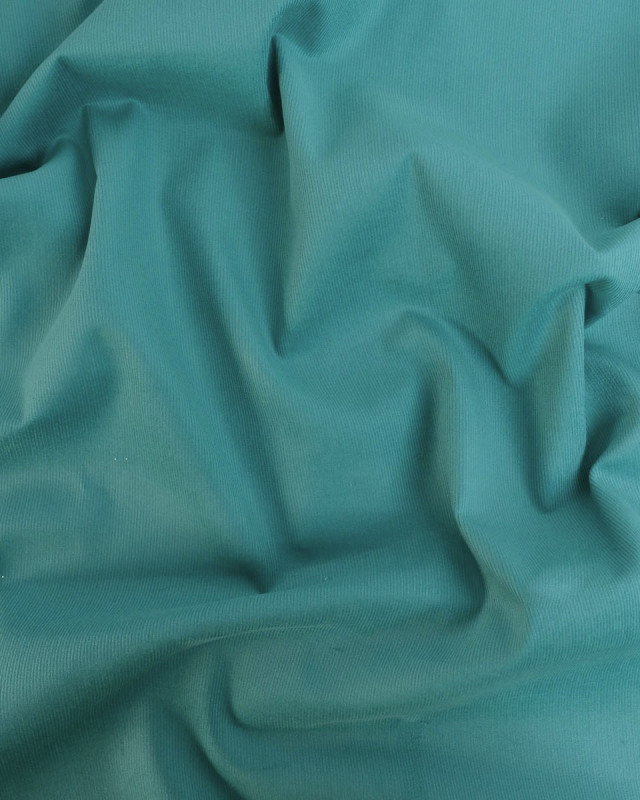 Velours Milleraies Auguste Turquoise - Mercerine