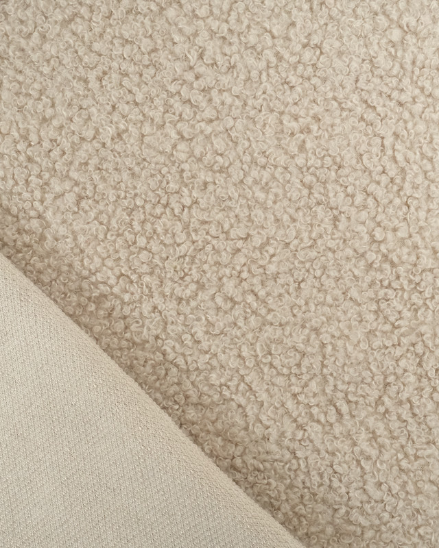 Tissus au mètre : Tissu Bouclette Lin - Oeko-Tex - Mercerine