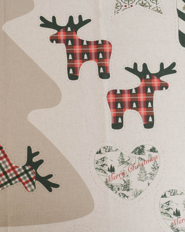 Panneau Noël calendrier de l'avent Sapin - Mercerine