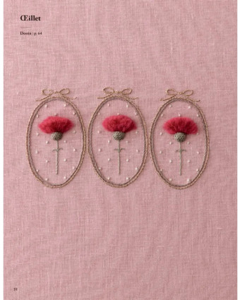 Livre Broderie - Broderie Nature - 30 Fleurs - Mercerine