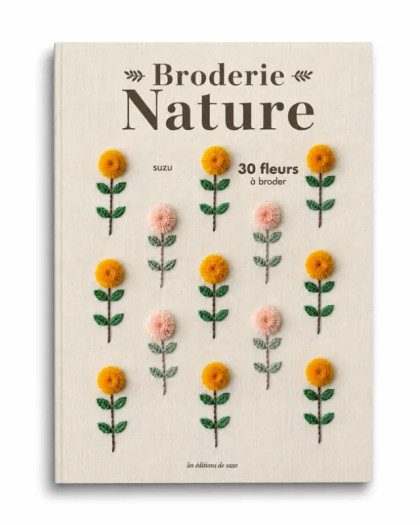 Livre Broderie - Broderie Nature - 30 Fleurs - Mercerine