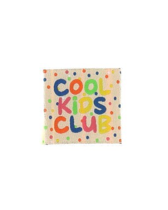 Etiquette Tissée à Coudre Cool Kids Club - Mercerine