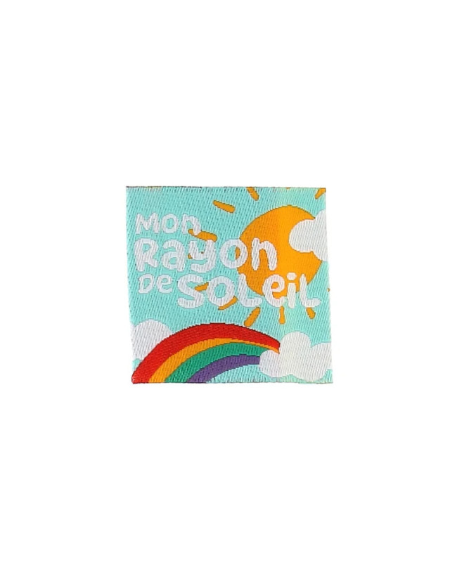 Etiquette Tissée à Coudre Mon Rayon De Soleil - Mercerine