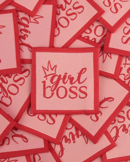 Etiquette Tissée à Coudre Girl Boss - Mercerine