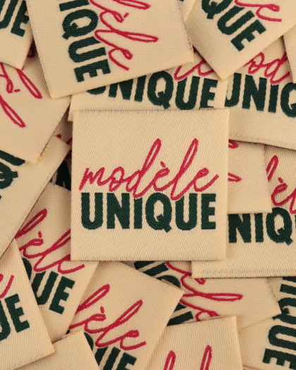 Etiquette Tissée à Coudre Modèle Unique - Mercerine