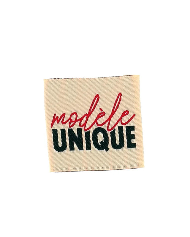 Etiquette Tissée à Coudre Modèle Unique - Mercerine