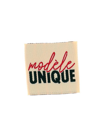 Etiquette Tissée à Coudre Modèle Unique - Mercerine