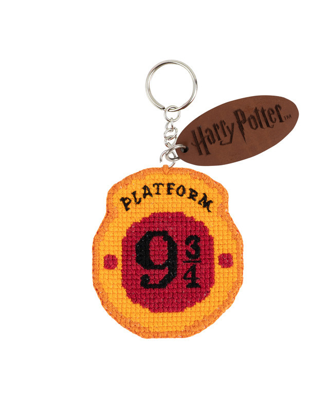 Kit Porte-Clé Point de Croix Harry Potter Voie 9 3/4 - Mercerine