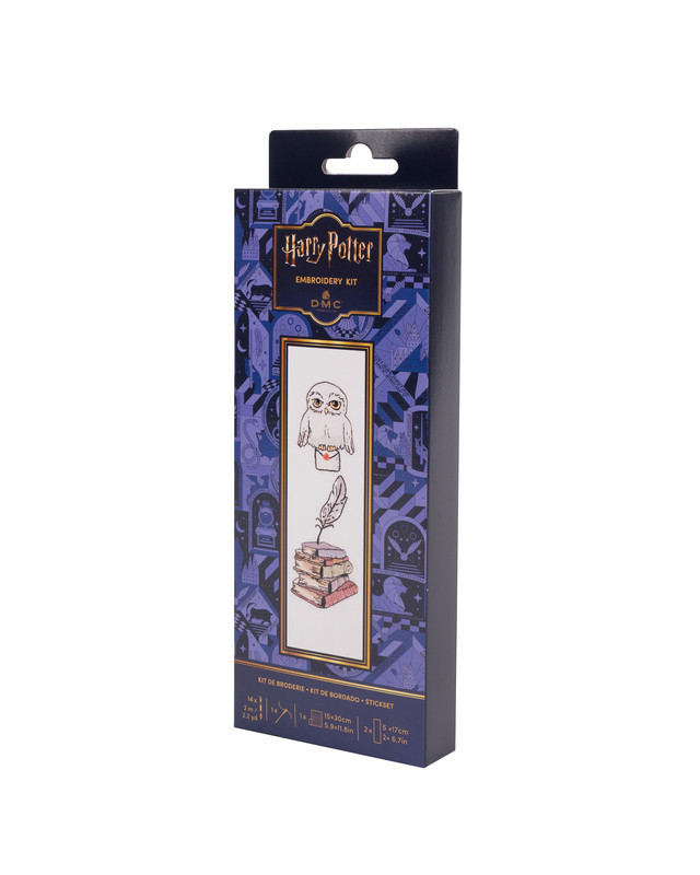 Kit Point de Croix Collection Harry Potter – Marque Page Hedwige - Mercerine
