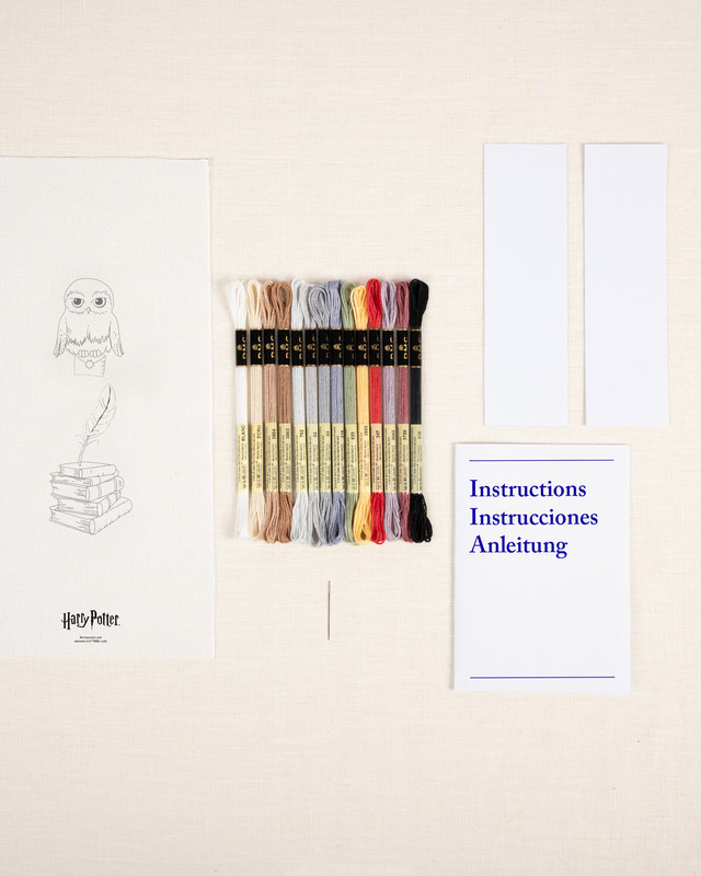 Kit Point de Croix Collection Harry Potter – Marque Page Hedwige - Mercerine