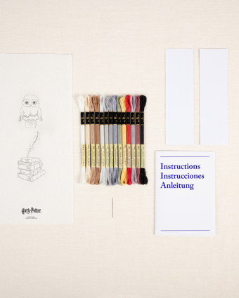 Kit Point de Croix Collection Harry Potter – Marque Page Hedwige - Mercerine