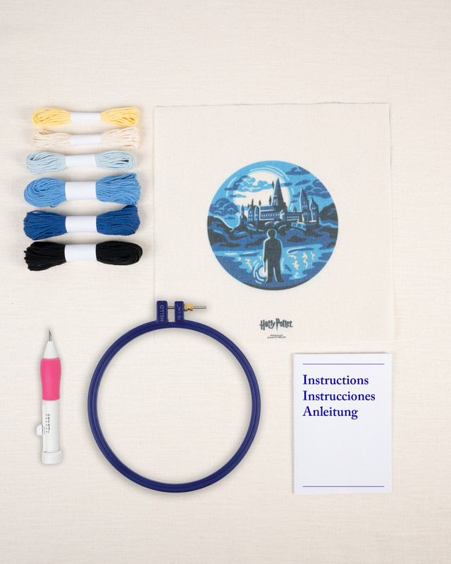 Kit Punch Needle Harry Potter Château de Poudlard - Mercerine