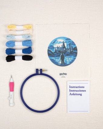 Kit Punch Needle Harry Potter Château de Poudlard - Mercerine