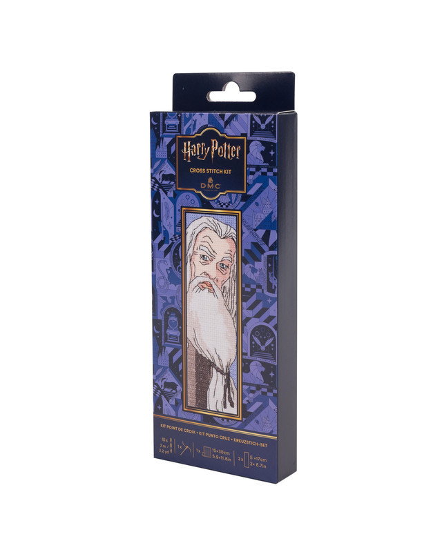 KitKit Point de Croix Collection Harry Potter – Marque Page Dumbledore - Mercerine