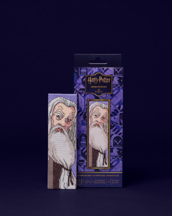 Kit Point de Croix Collection Harry Potter – Marque Page Dumbledore - Mercerine