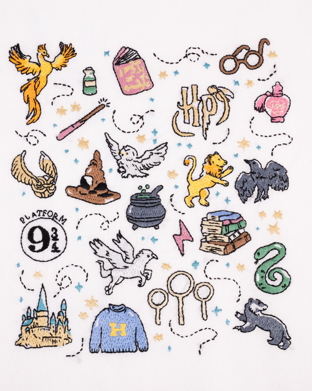 Kit Point de Croix Collection Harry Potter – Symboles Sorcellerie - Mercerine