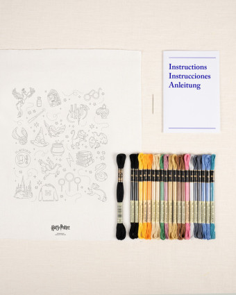 Kit Point de Croix Collection Harry Potter – Symboles Sorcellerie - Mercerine