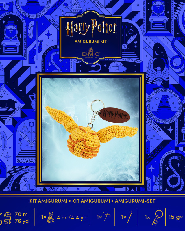 Kit Porte-Clé Amigurumi Harry Potter Vif D'or - Mercerine