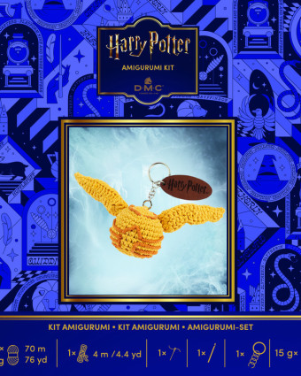 Kit Porte-Clé Amigurumi Harry Potter Vif D'or - Mercerine