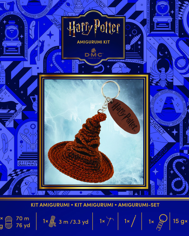 Kit Porte-Clé Amigurumi Harry Potter Choixpeau - Mercerine