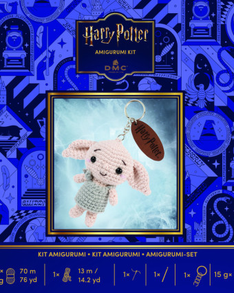 Kit Porte-Clé Amigurumi Harry Potter Dobby - Mercerine