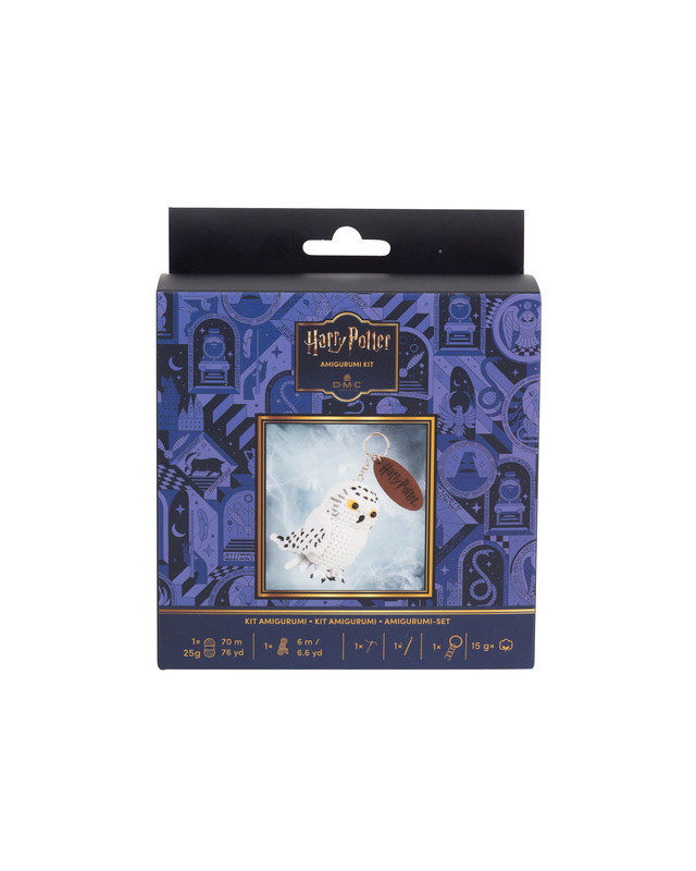 Kit Porte-Clé Amigurumi Harry Potter Hedwig - Mercerine