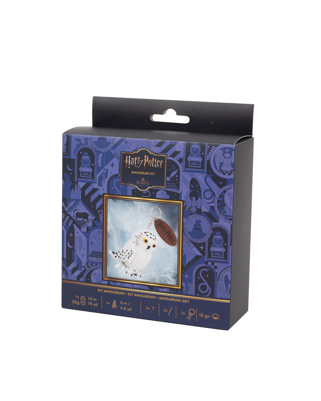 Kit Porte-Clé Amigurumi Harry Potter Hedwig - Mercerine
