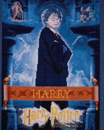 Kit Point de Croix Collection Harry Potter – Affiche Harry Potter - Mercerine