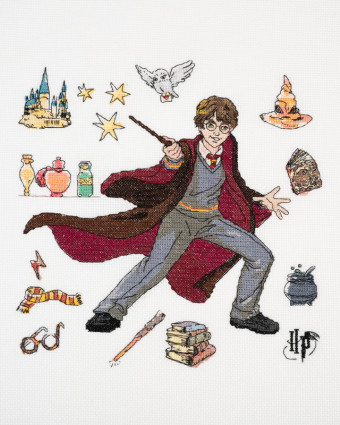 Kit Point de Croix Collection Harry Potter – Affiche Harry Potter et les Potions - Mercerine