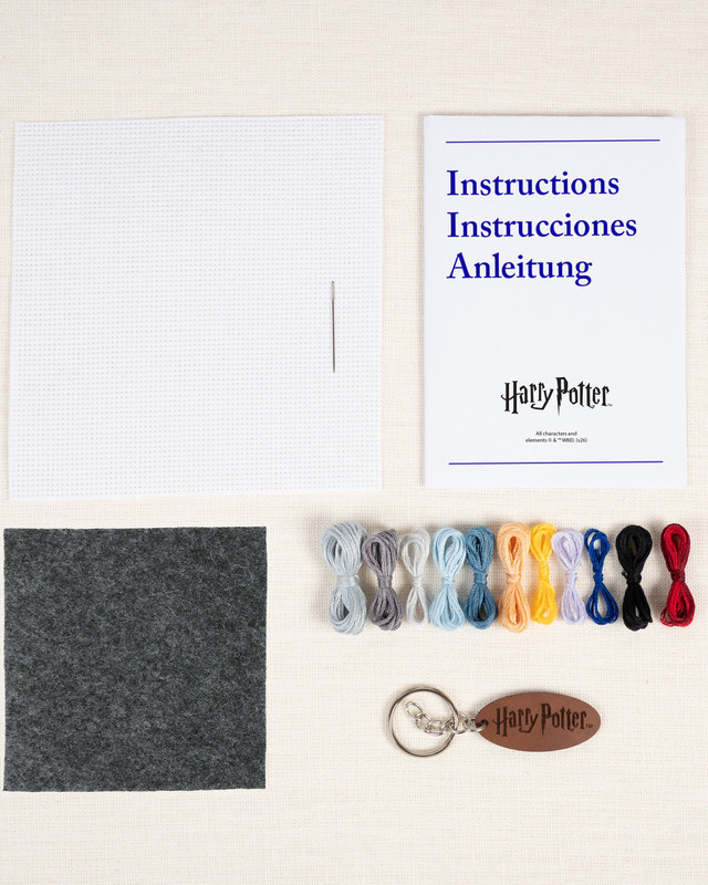 Kit Porte-Clé Point de Croix Harry Potter Dumbledore - Mercerine