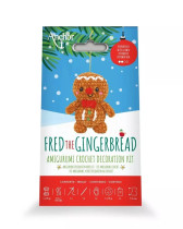 Kit de Crochet Amigurumi Noël Fred le Pain d'épice - DMC