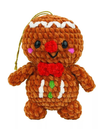 Kit de Crochet Amigurumi Noël Fred le Pain d'épice - DMC