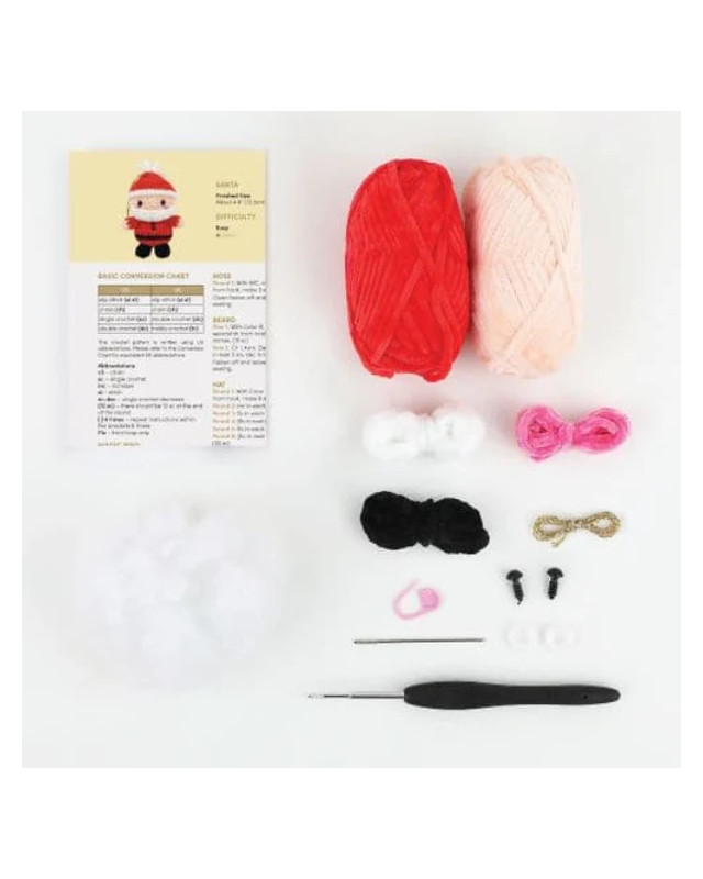 Kit de Crochet Amigurumi Le Père Noël - DMC - Mercerine