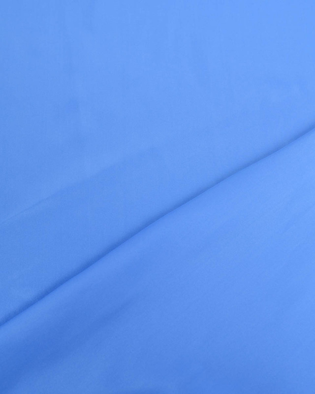 Satin de soie Bleu de France - Mercerine