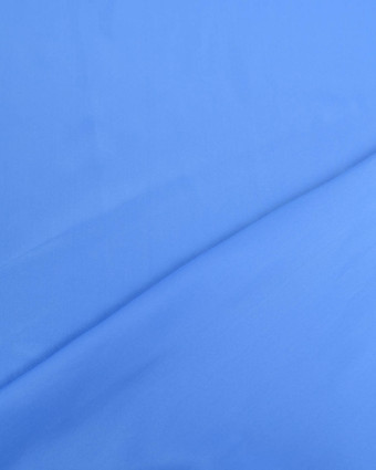 Satin de soie Bleu de France - Mercerine