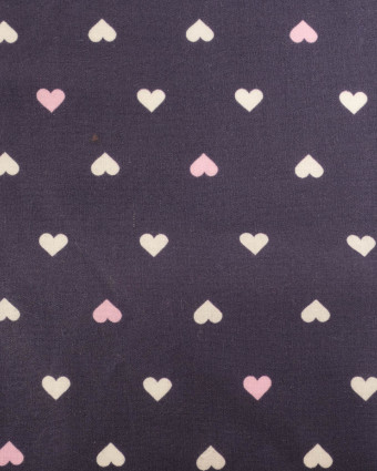 Popeline de coton MultiCoeur Violet - Mercerine