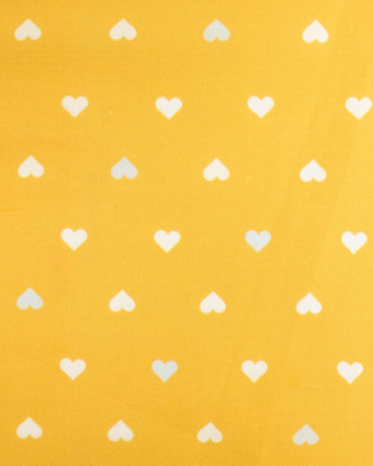 Popeline de coton MultiCoeur Jaune Moutarde - Mercerine