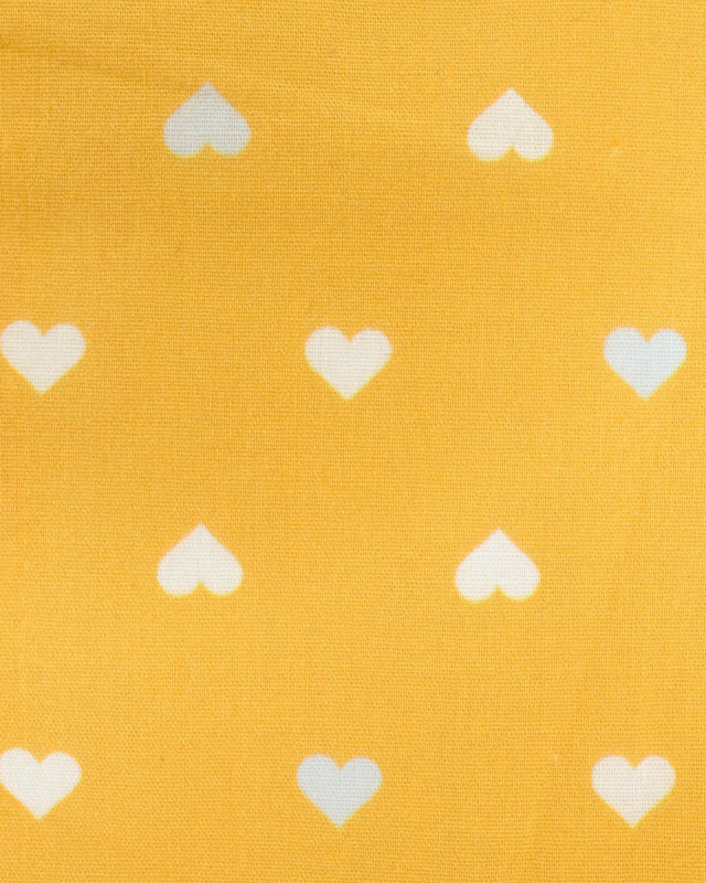 Popeline de coton MultiCoeur Jaune Moutarde - Mercerine