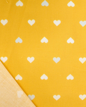 Popeline de coton MultiCoeur Jaune Moutarde - Mercerine