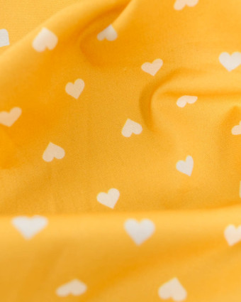 Popeline de coton MultiCoeur Jaune Moutarde - Mercerine