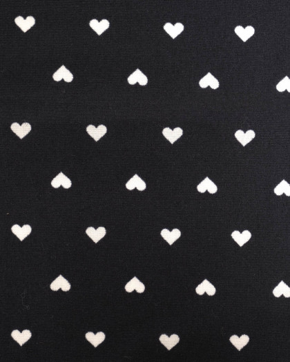 Popeline de coton MultiCoeur Noir et Blanc - Mercerine