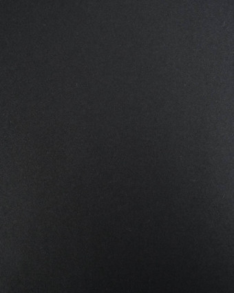 Tissu  Lainage 100% Laine Noir Uni - Mercerine