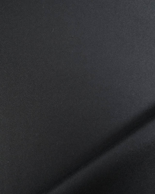 Tissu  Lainage 100% Laine Noir Uni - Mercerine