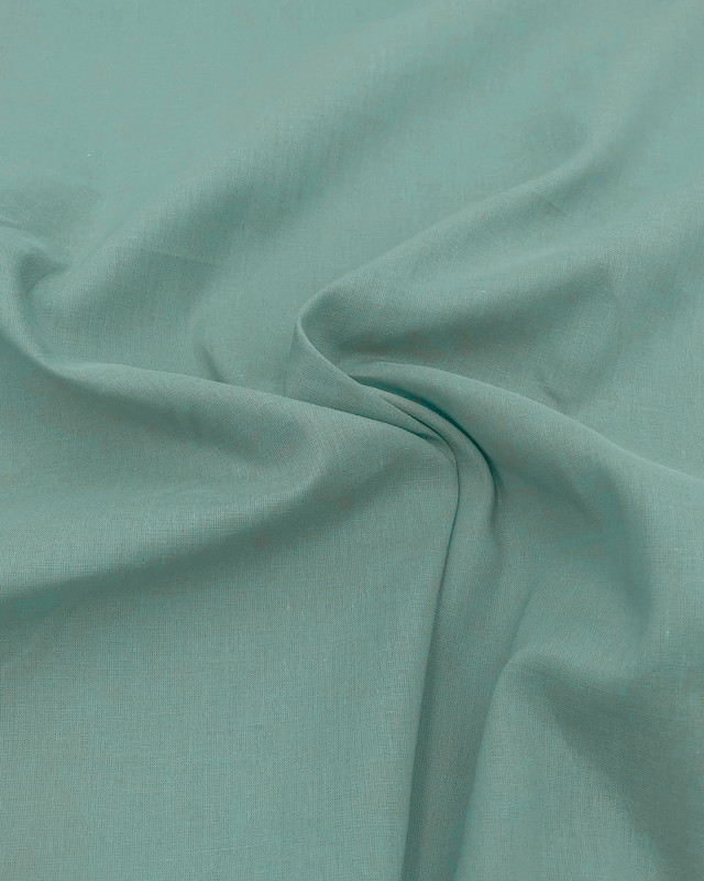 Coupon - Voile de coton Vert Céladon