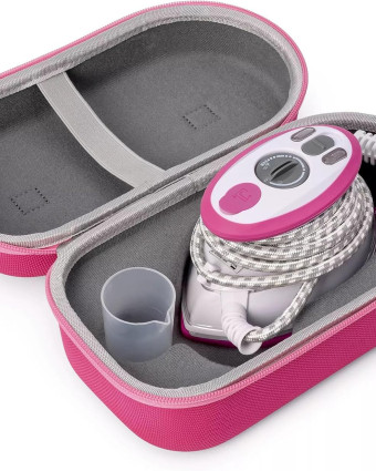 Kit Mini Fer à Repasser à Vapeur Rose - Prym - Mercerine